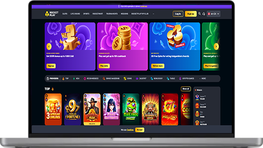 Rocketplay Casino Canada Desktop